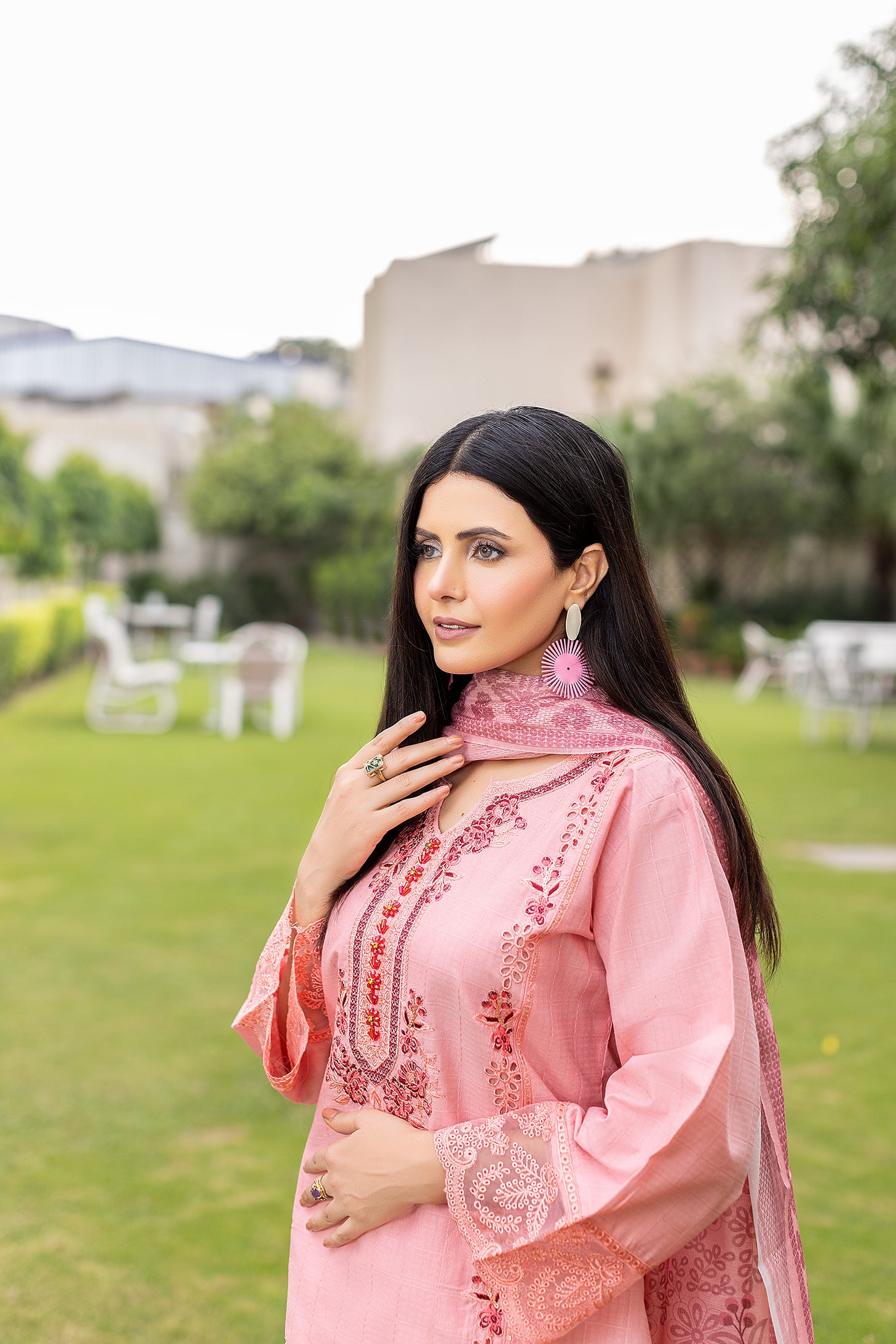 CAMBRIC COTTON | RTW | SHIRT, TROUSER & DUPATTA