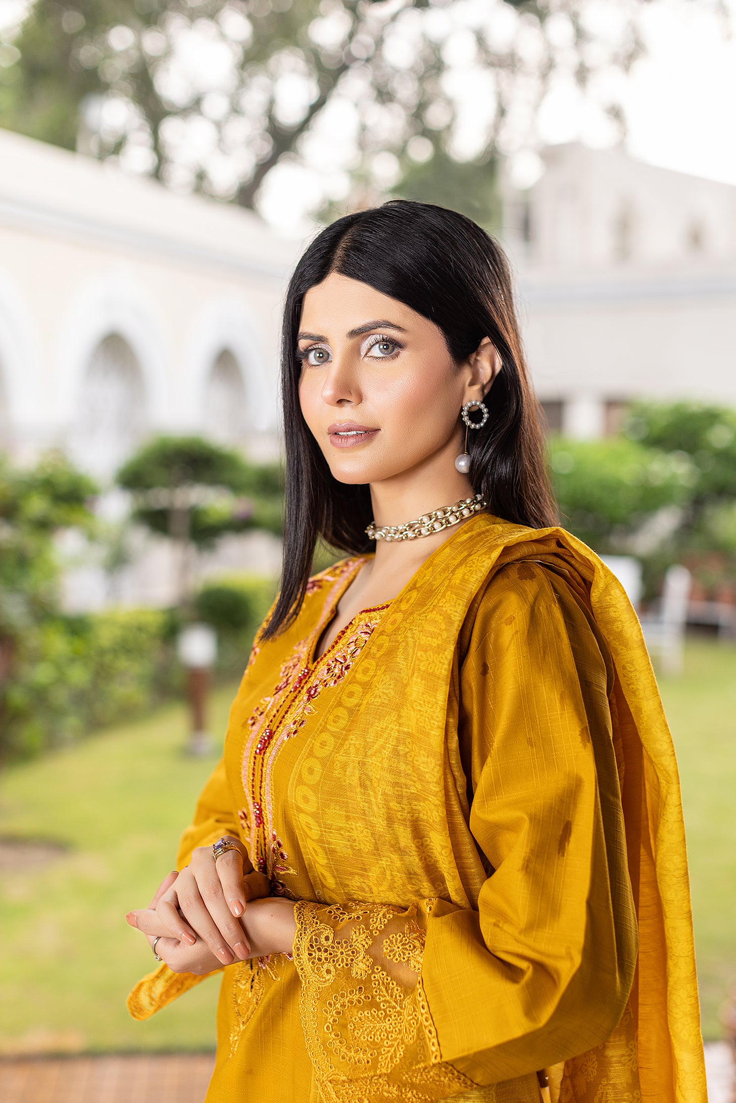 CAMBRIC COTTON | RTW | SHIRT, TROUSER & DUPATTA