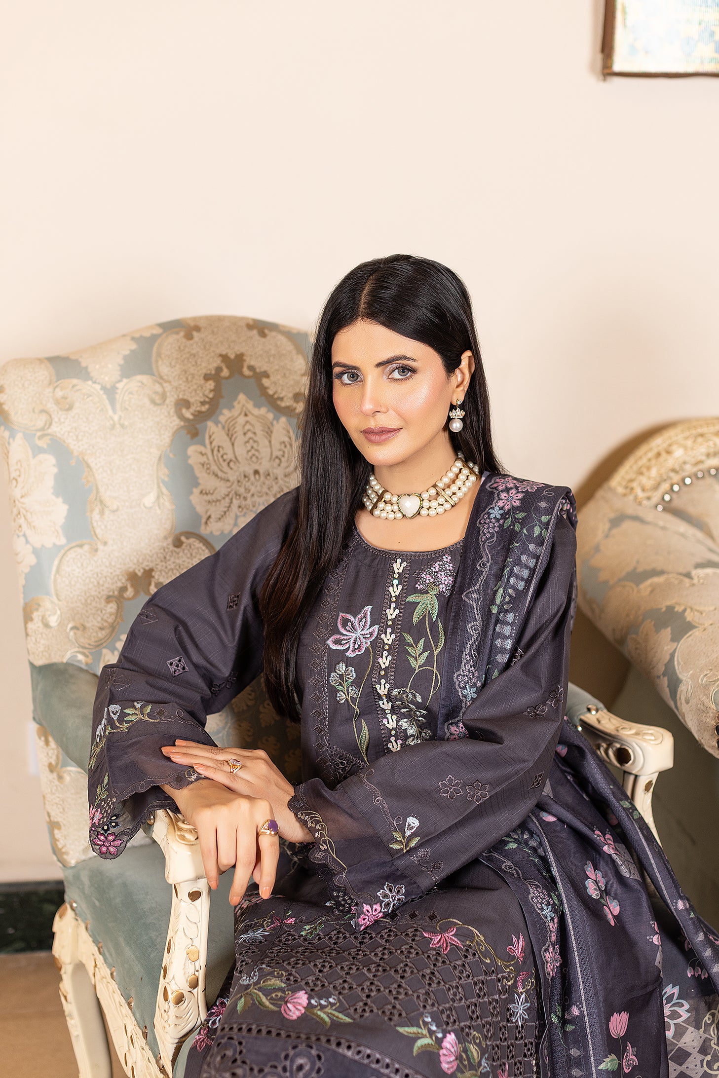 CAMBRIC COTTON | RTW | SHIRT, TROUSER & DUPATTA