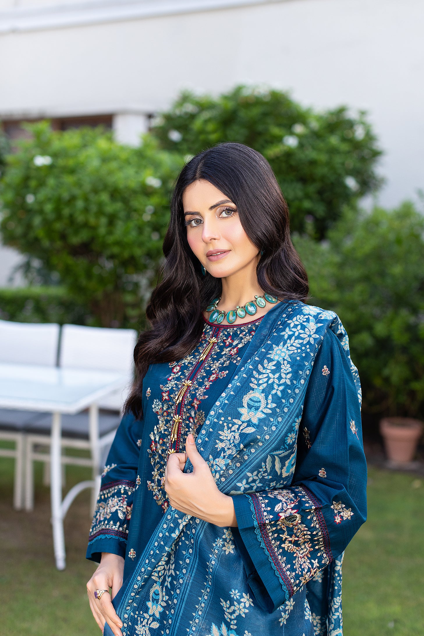 CAMBRIC COTTON | RTW | SHIRT, TROUSER & DUPATTA