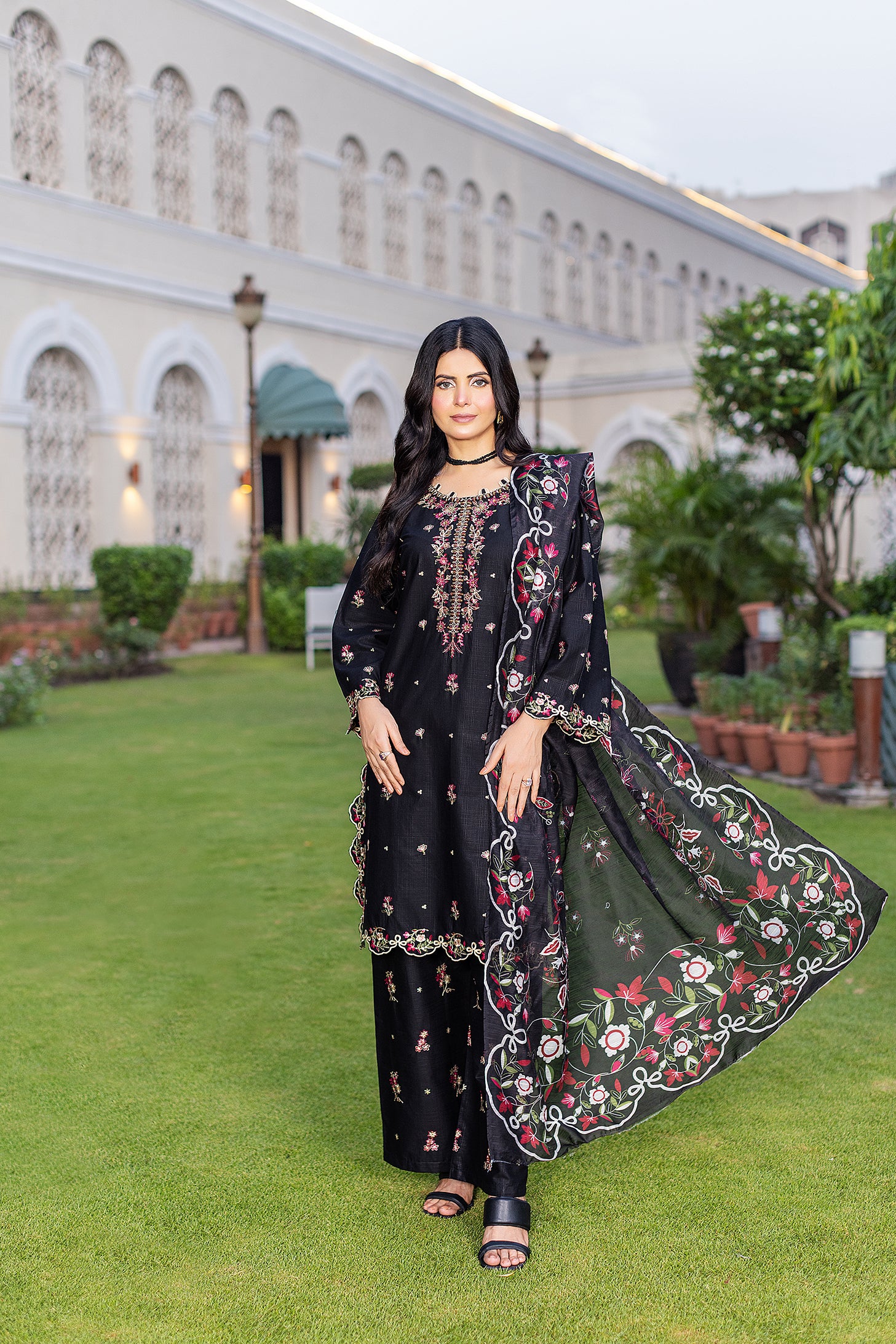 CAMBRIC COTTON | RTW | SHIRT, TROUSER & DUPATTA