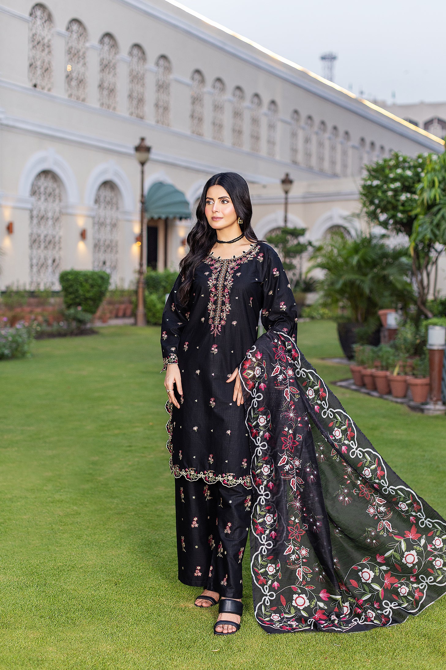 CAMBRIC COTTON | RTW | SHIRT, TROUSER & DUPATTA