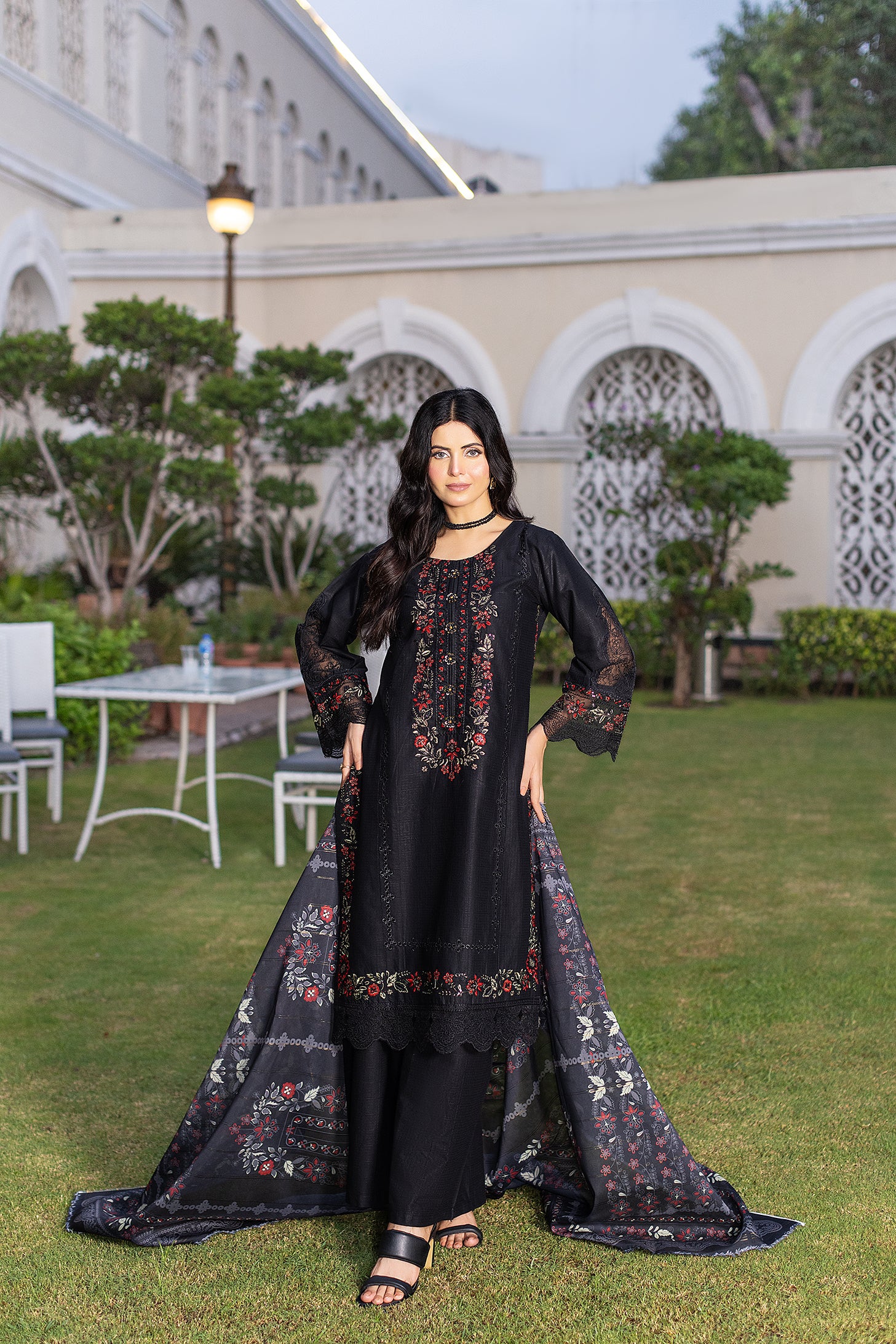 CAMBRIC COTTON | RTW | SHIRT, TROUSER & DUPATTA