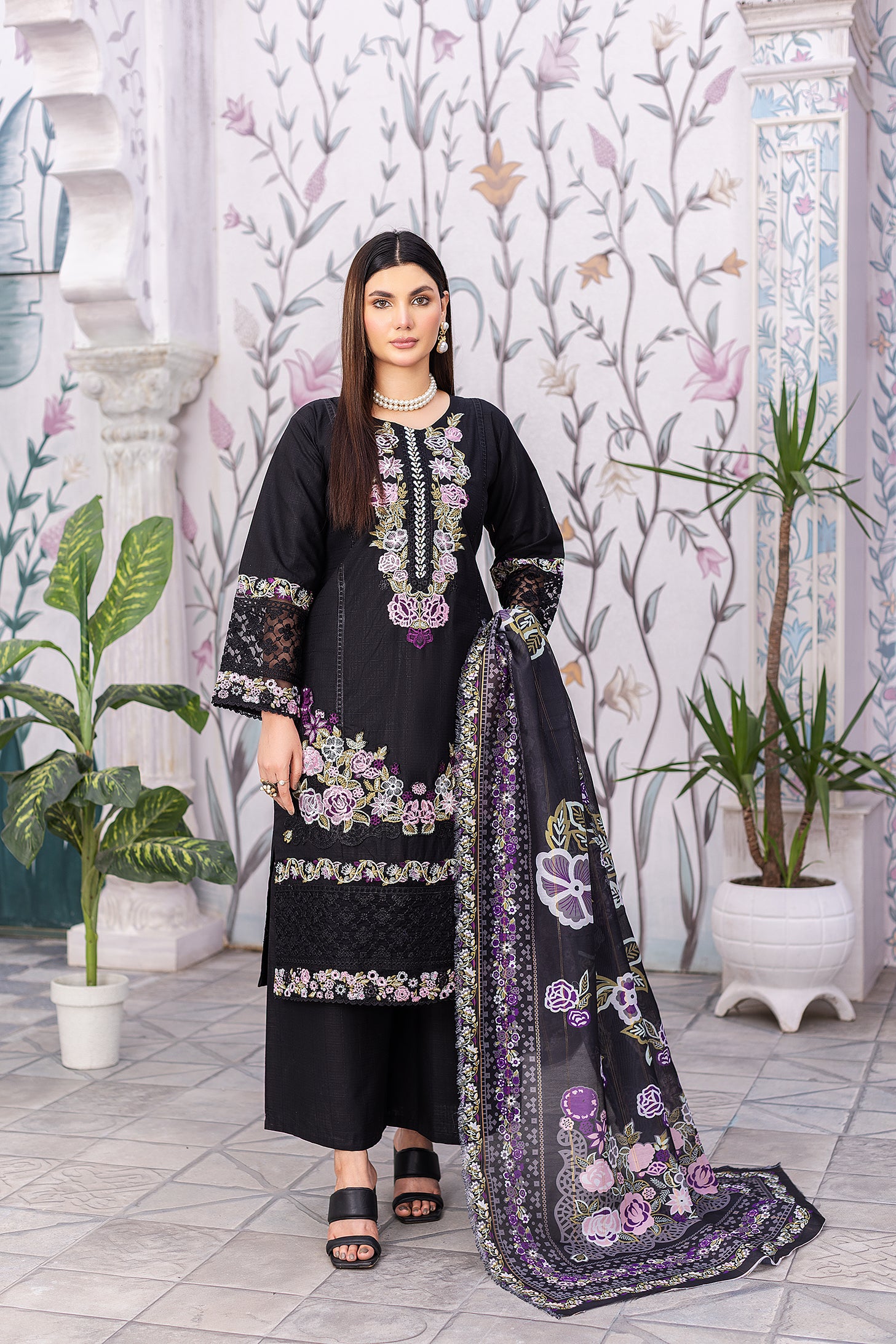 CAMBRIC COTTON | RTW | SHIRT, TROUSER & DUPATTA