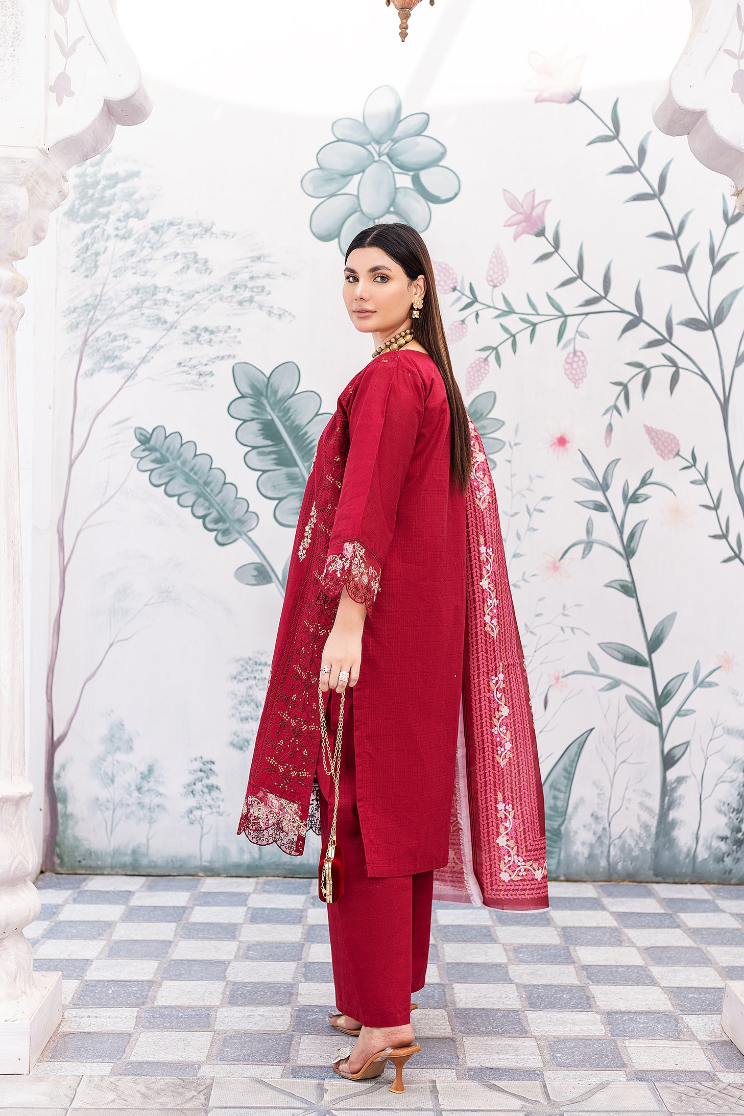 CAMBRIC COTTON | RTW | SHIRT, TROUSER & DUPATTA
