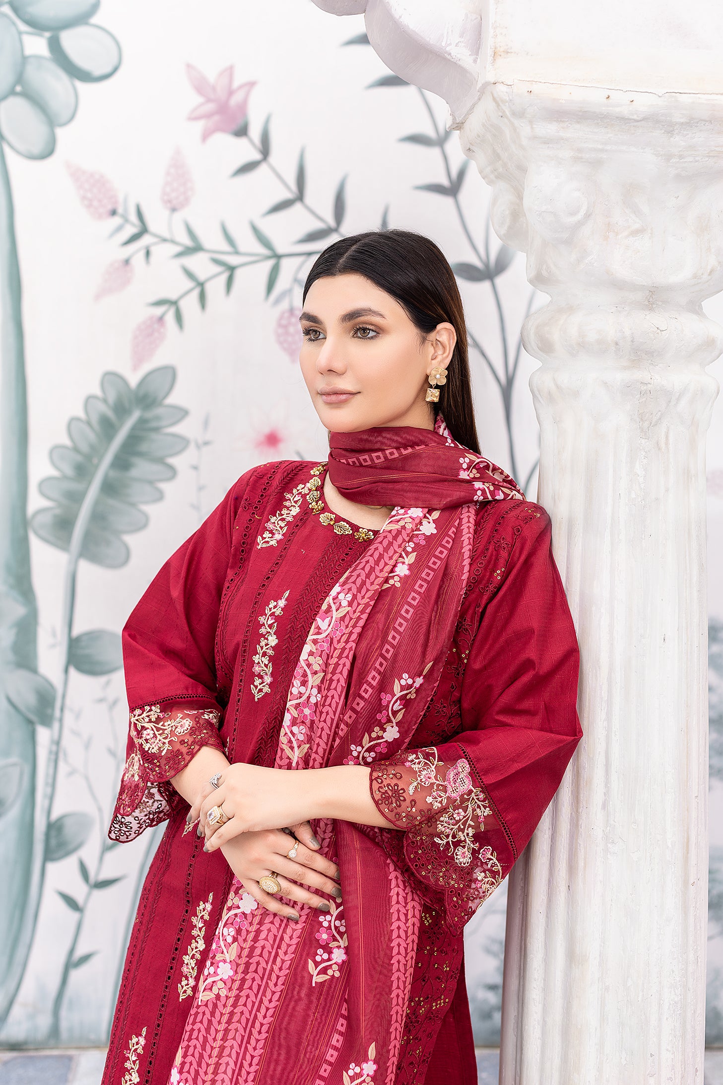 CAMBRIC COTTON | RTW | SHIRT, TROUSER & DUPATTA