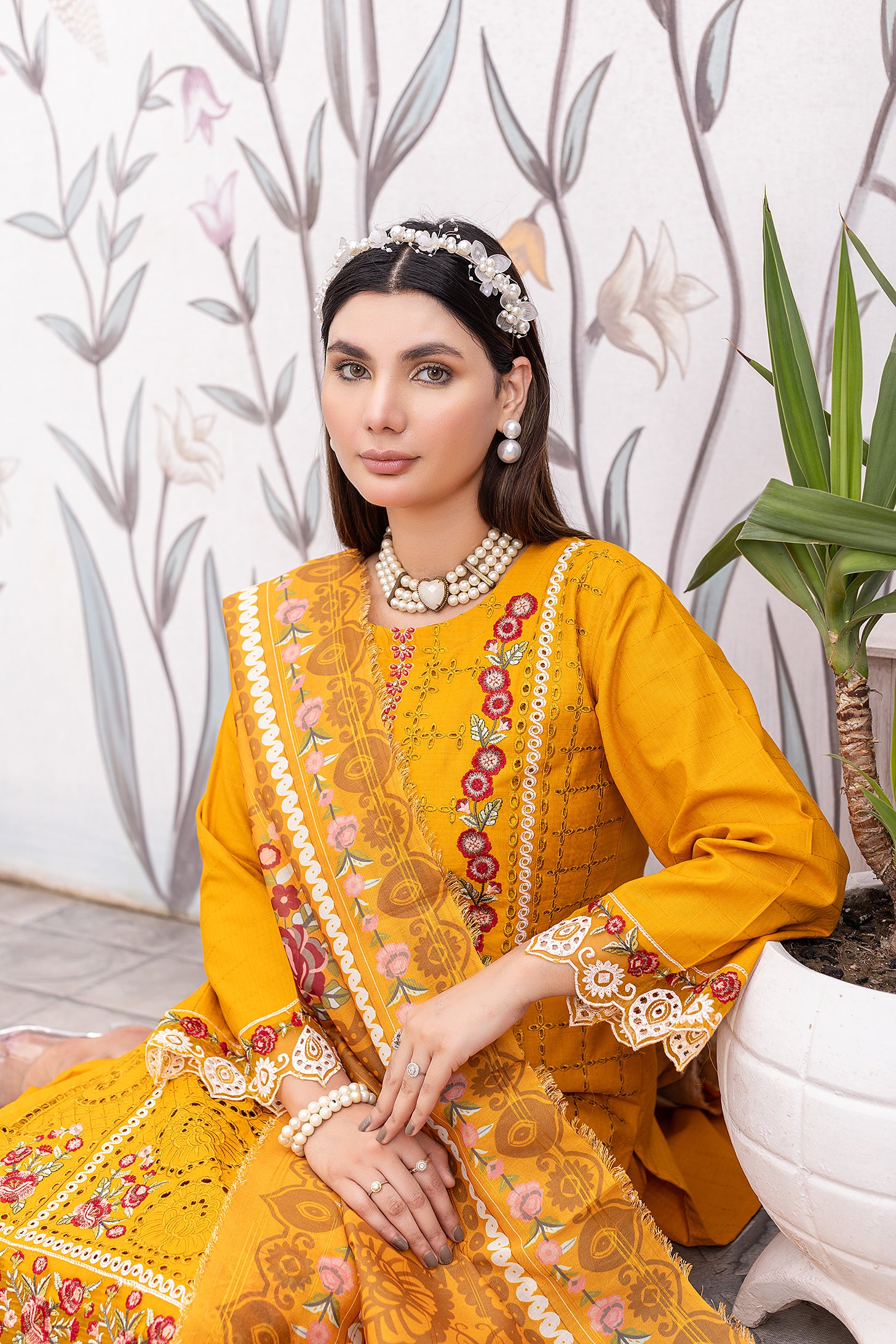 CAMBRIC COTTON | RTW | SHIRT, TROUSER & DUPATTA