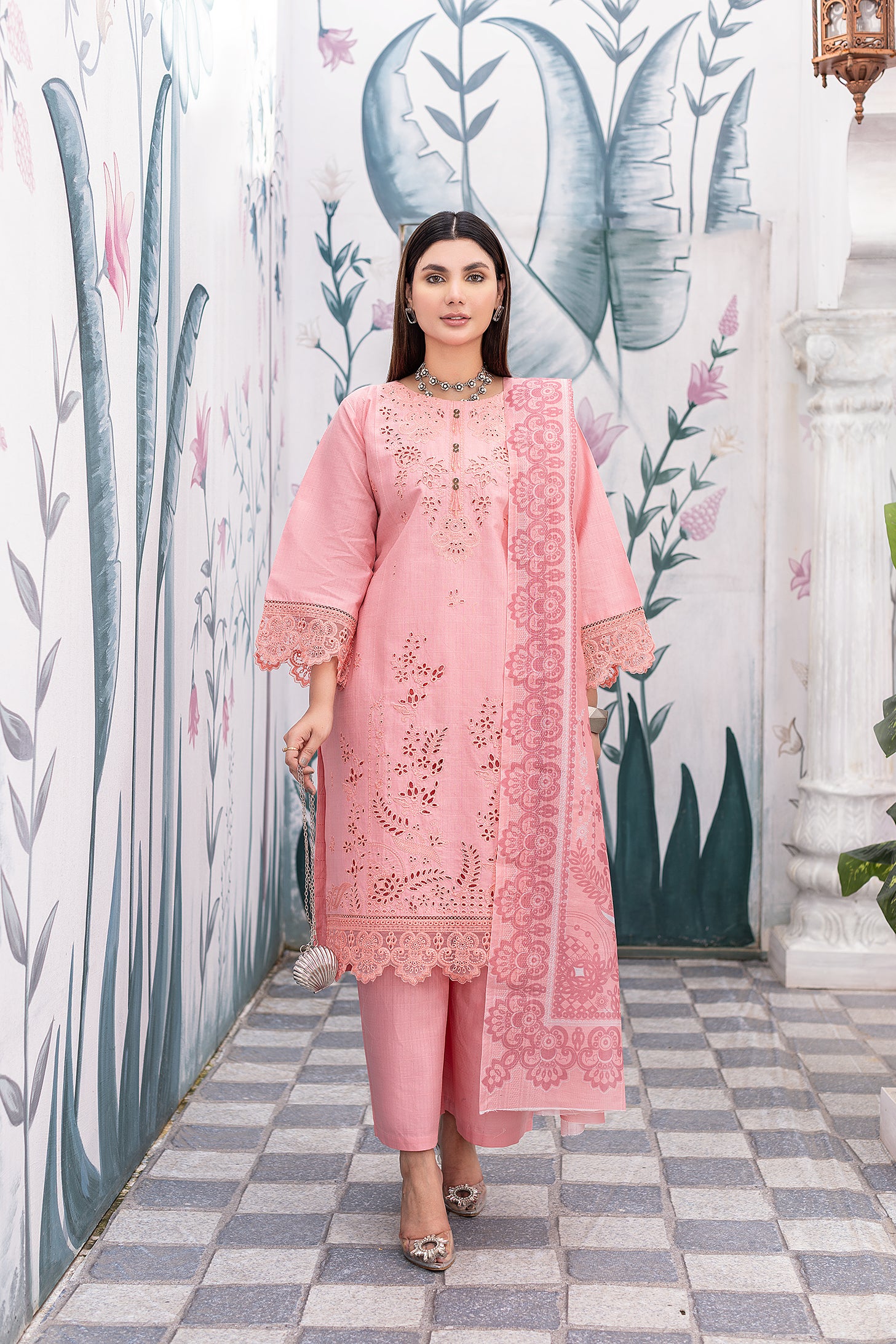 CAMBRIC COTTON | RTW | SHIRT, TROUSER & DUPATTA