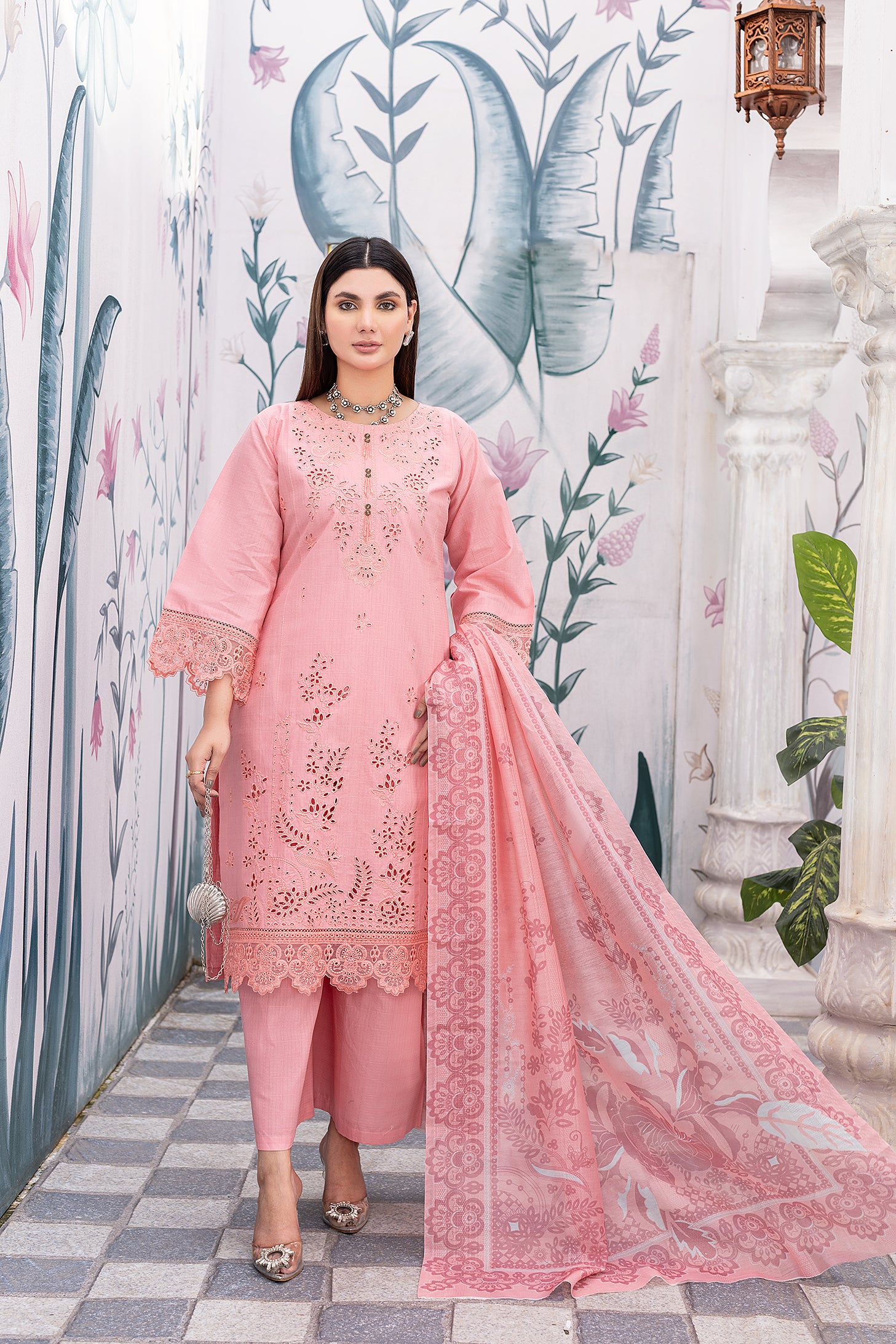 CAMBRIC COTTON | RTW | SHIRT, TROUSER & DUPATTA