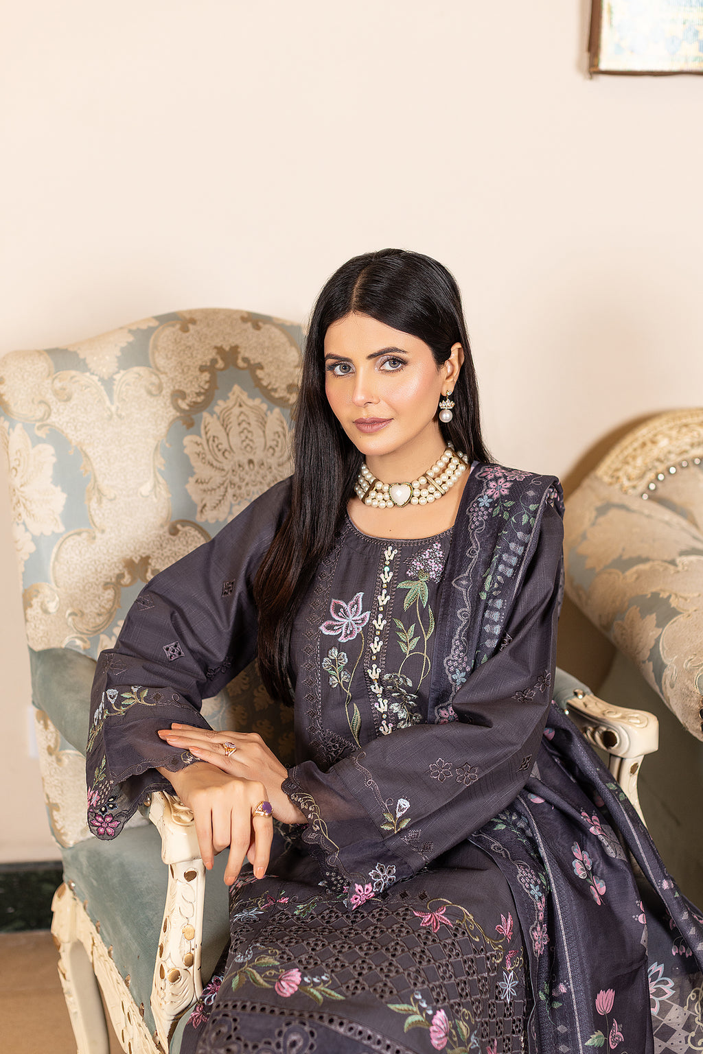 CAMBRIC COTTON | RTW | SHIRT, TROUSER & DUPATTA