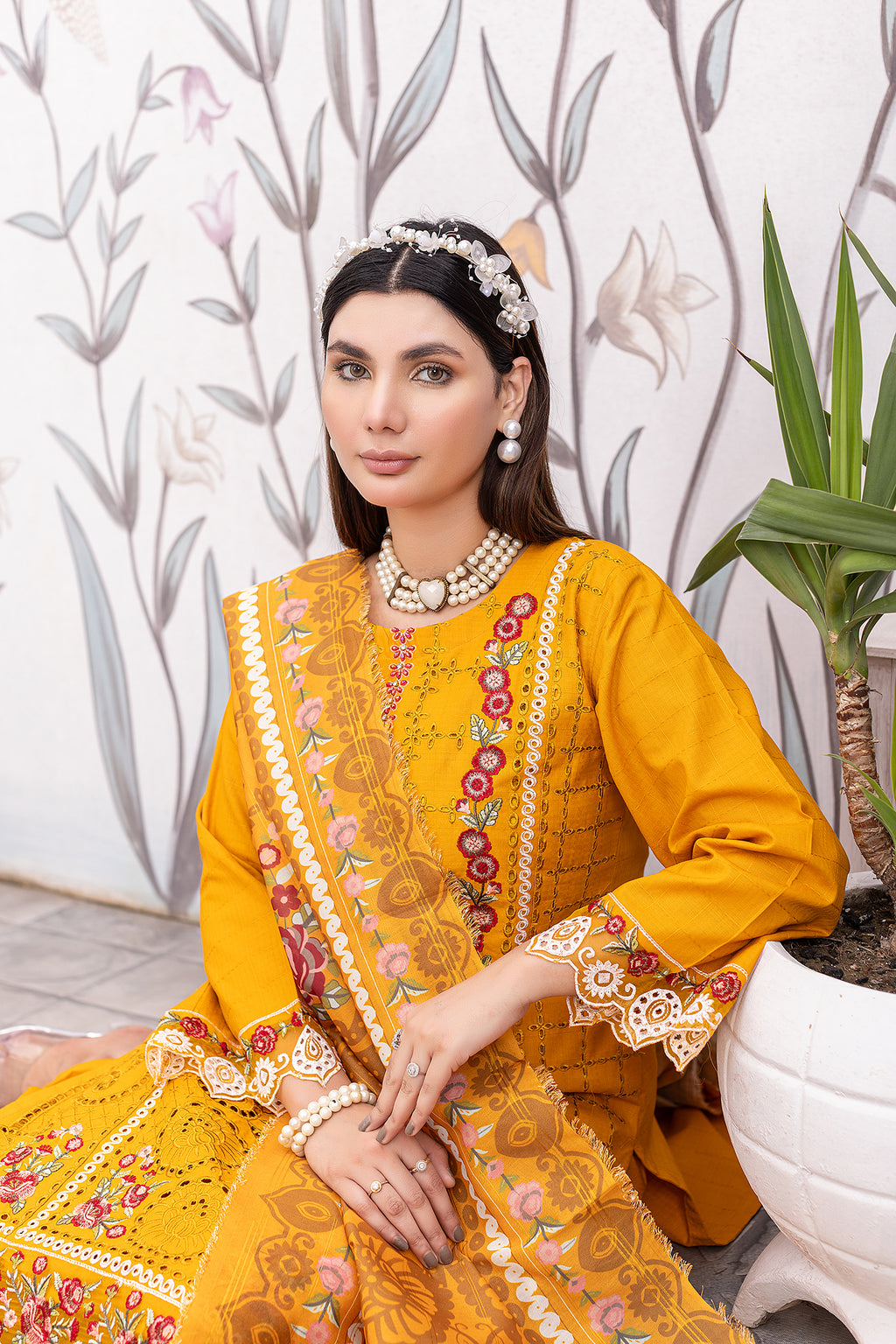 CAMBRIC COTTON | RTW | SHIRT, TROUSER & DUPATTA