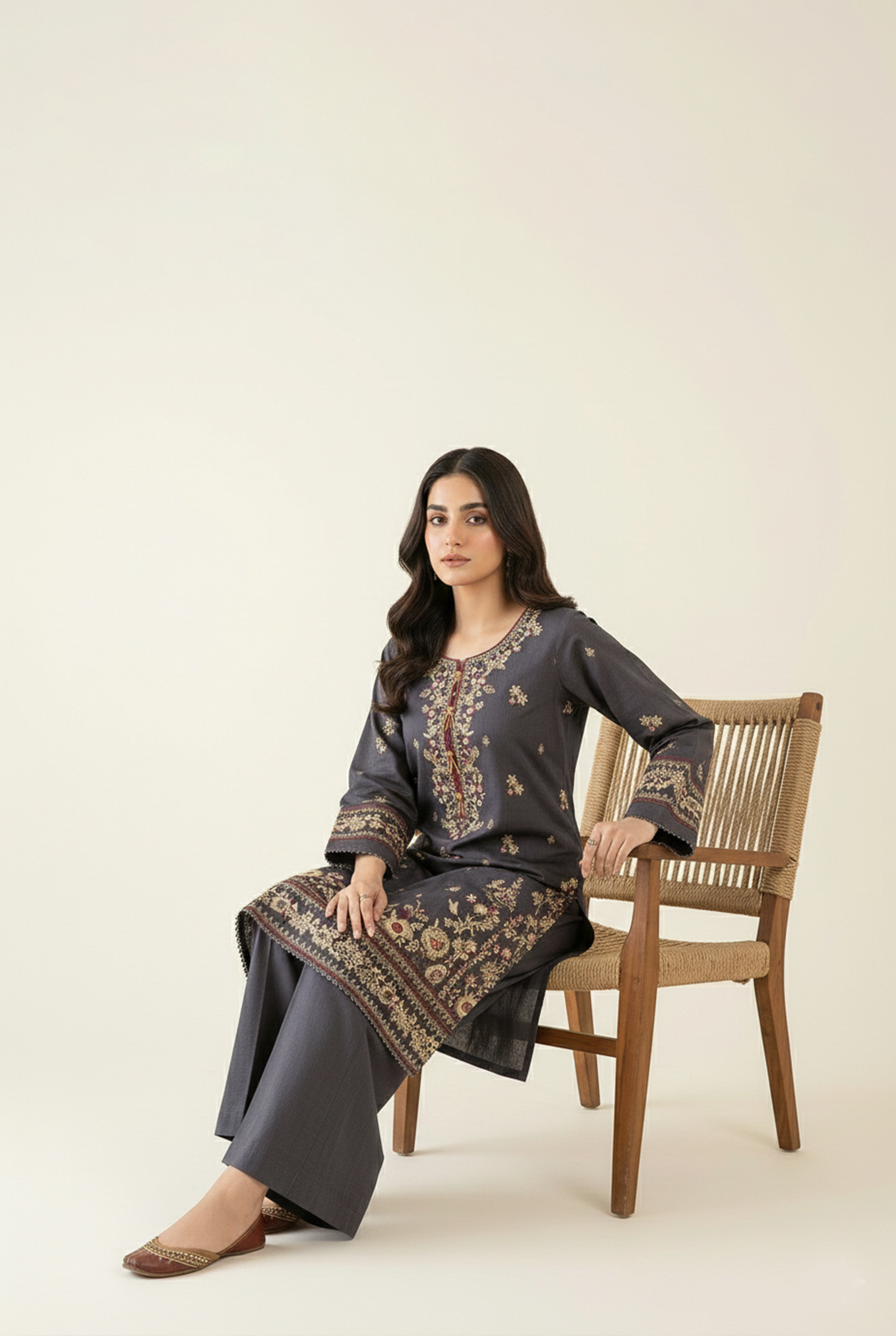 CAMBRIC COTTON | RTW | SHIRT, TROUSER & DUPATTA