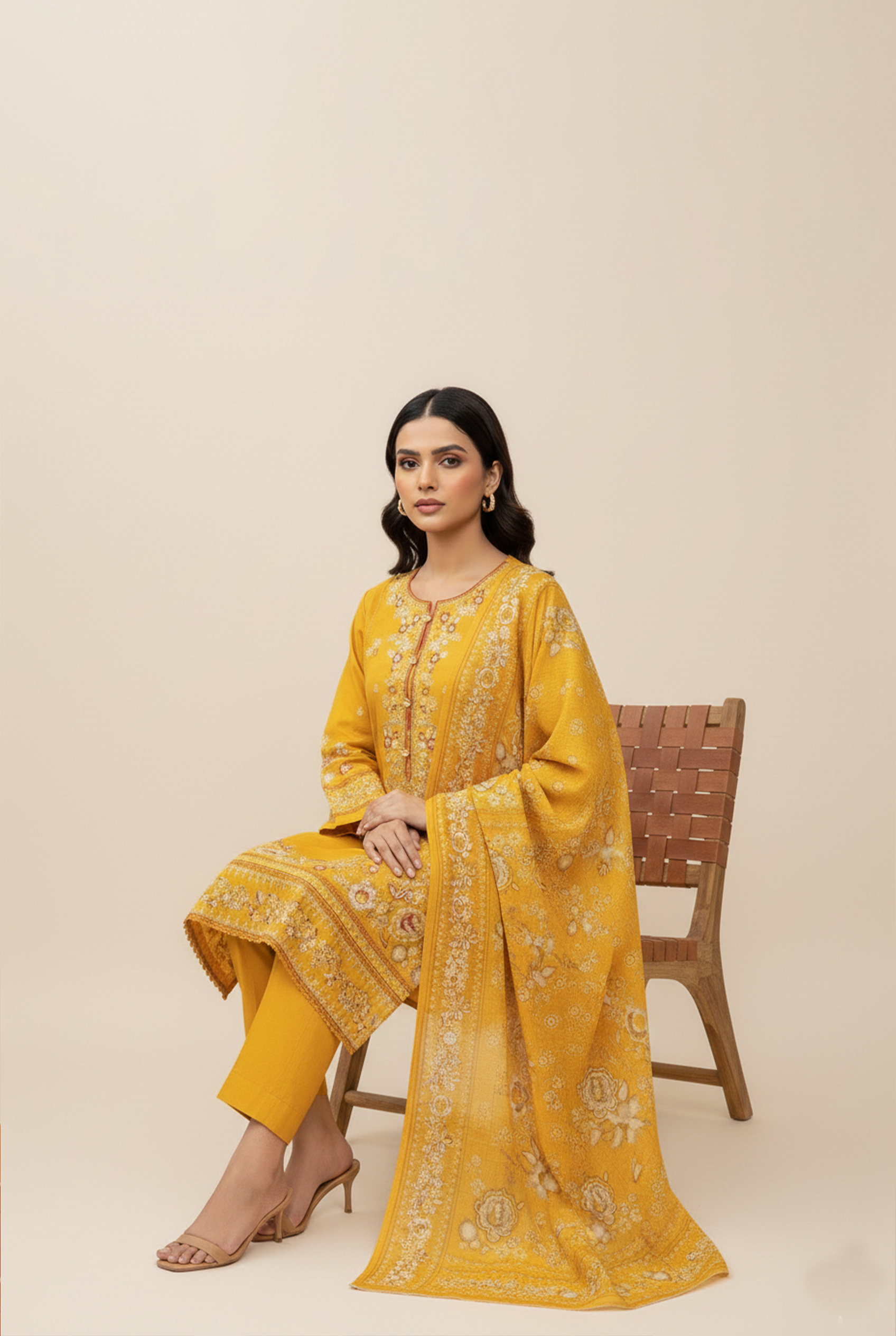 CAMBRIC COTTON | RTW | SHIRT, TROUSER & DUPATTA