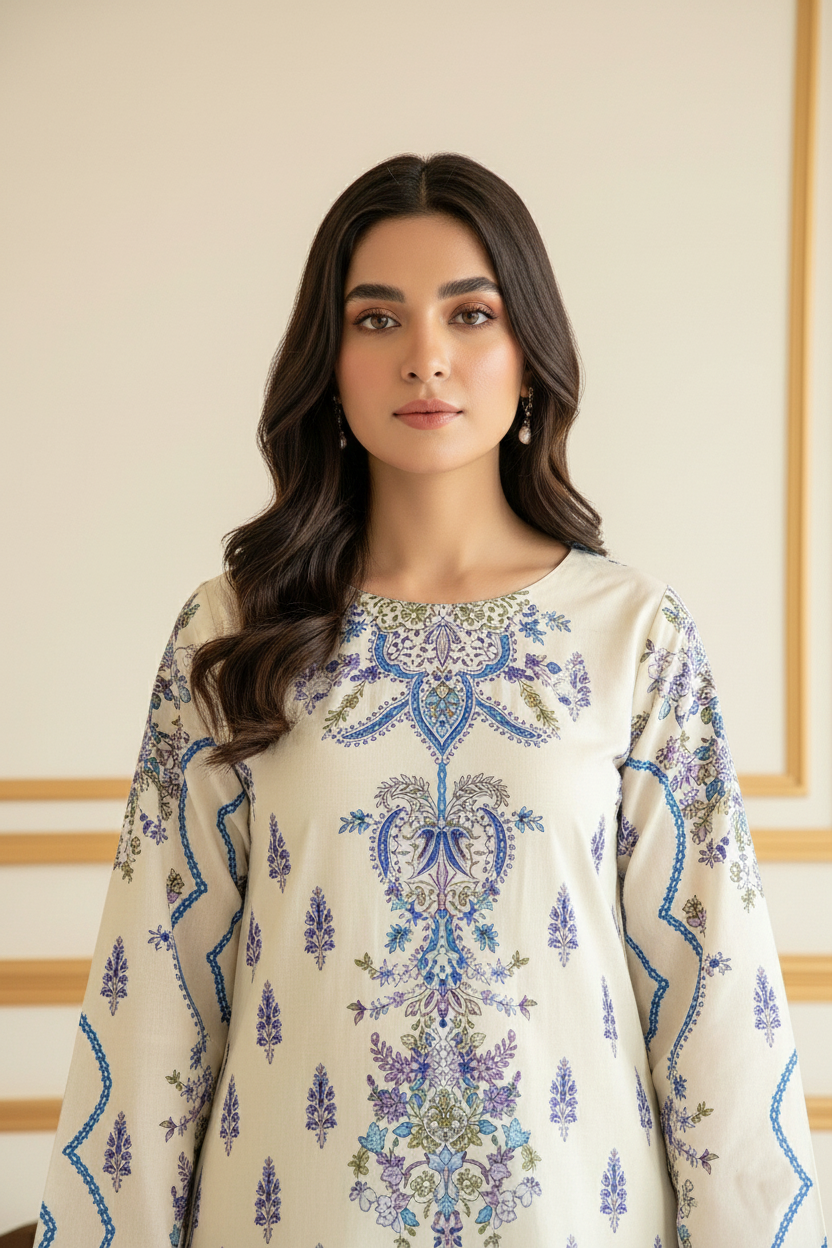 SILK | RTW | SHIRT, TROUSER & DUPATTA