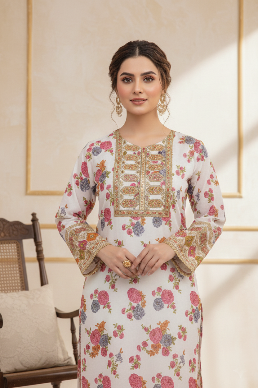 SILK | RTW | SHIRT, TROUSER & DUPATTA