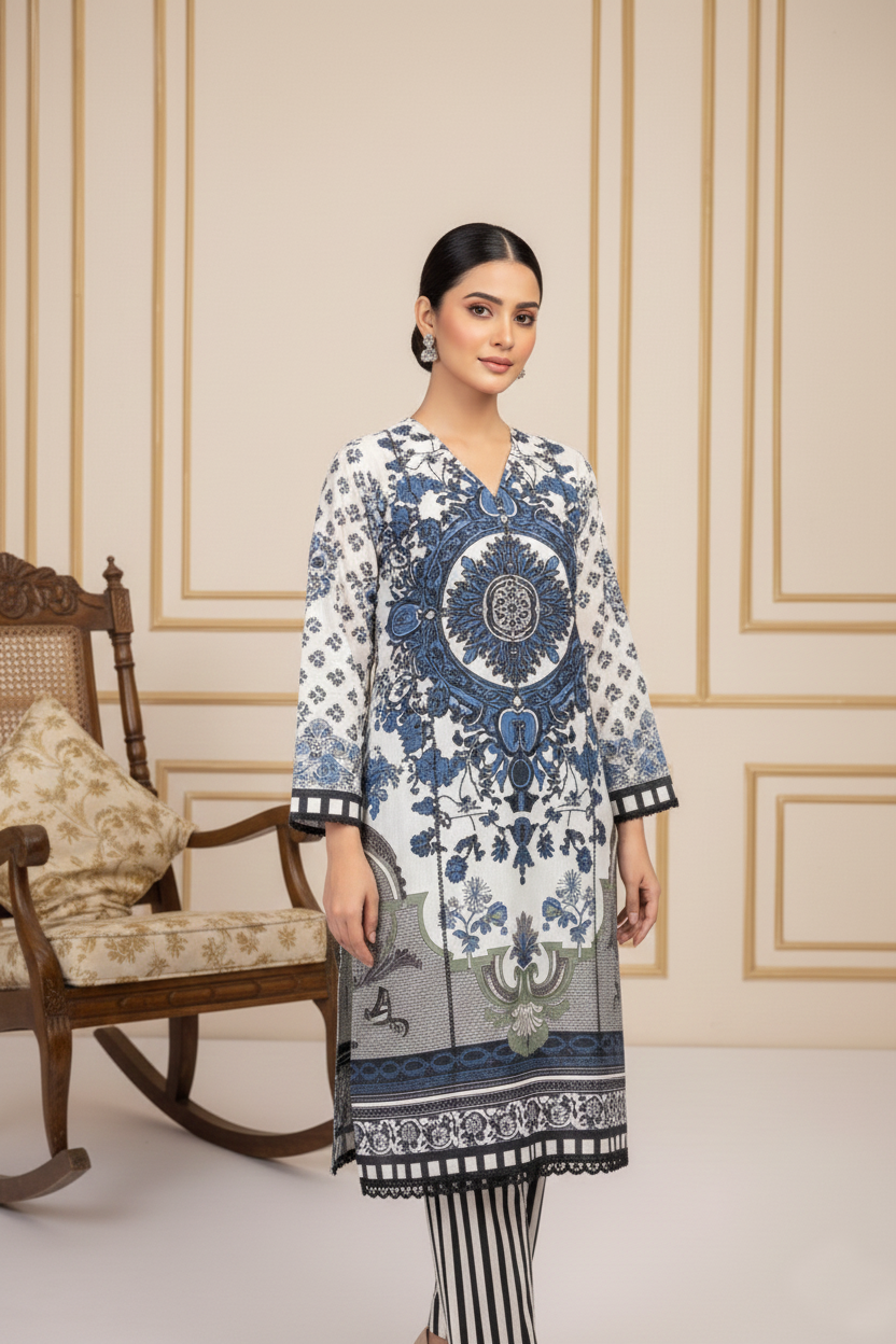 KHADDAR | RTW | SHIRT, TROUSER & DUPATTA