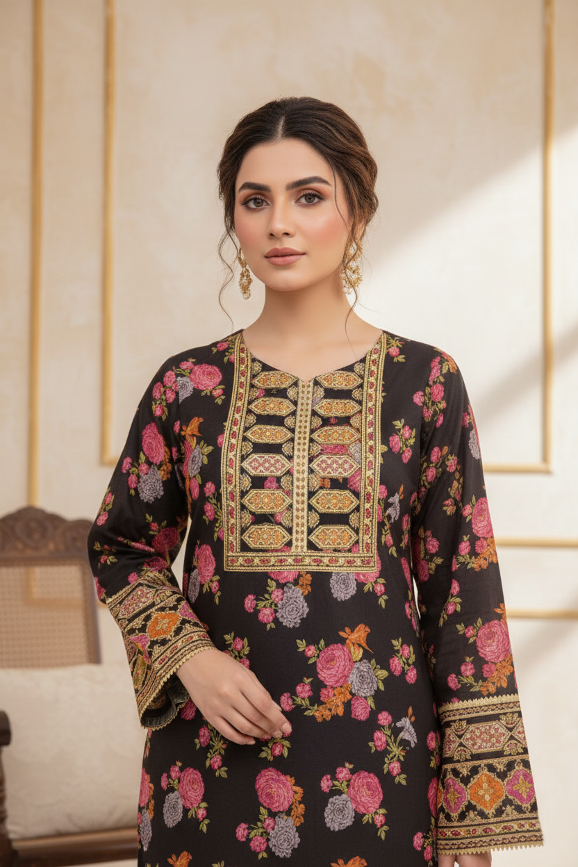 SILK | RTW | SHIRT, TROUSER & DUPATTA