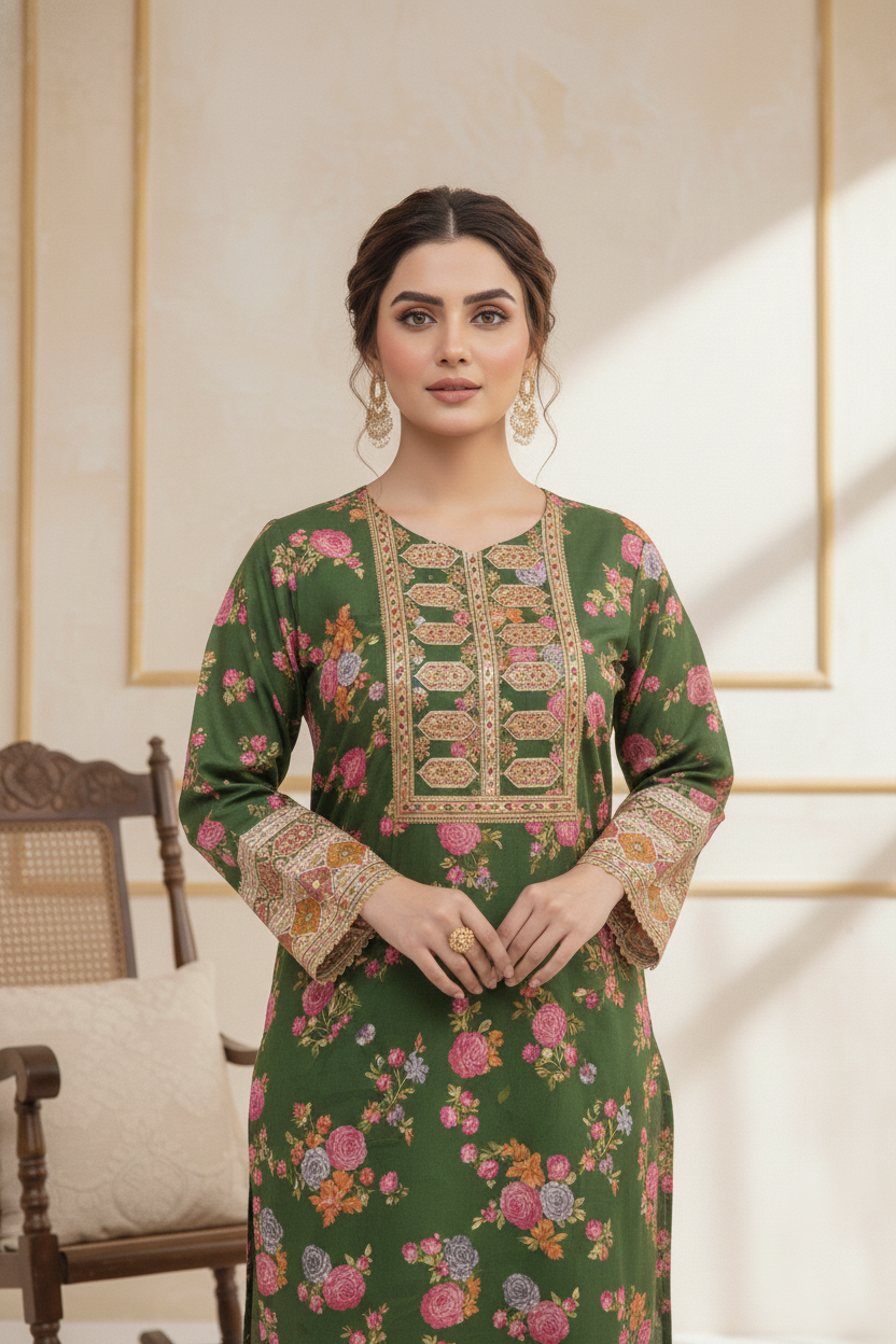 SILK | RTW | SHIRT, TROUSER & DUPATTA