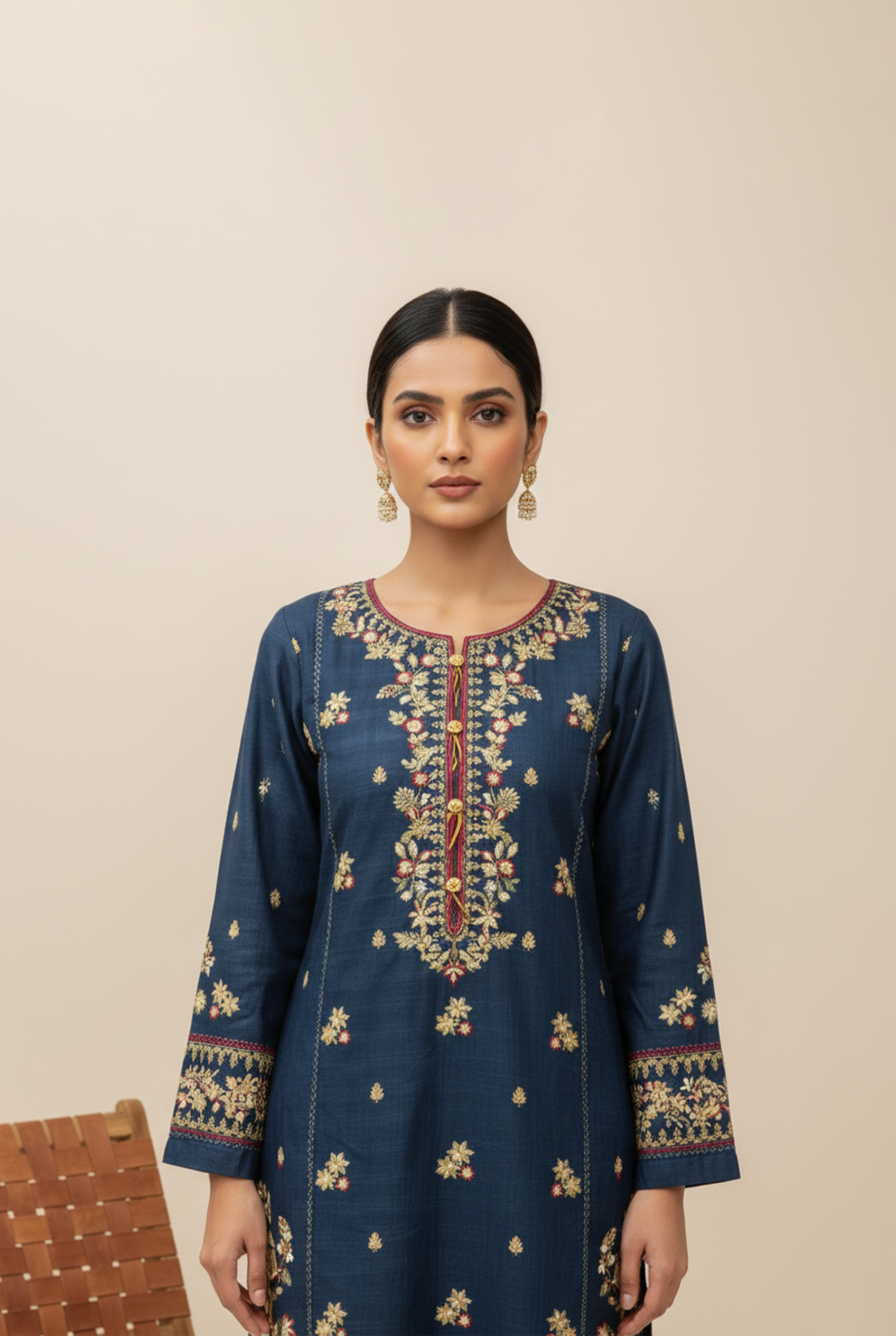 CAMBRIC COTTON | RTW | SHIRT, TROUSER & DUPATTA