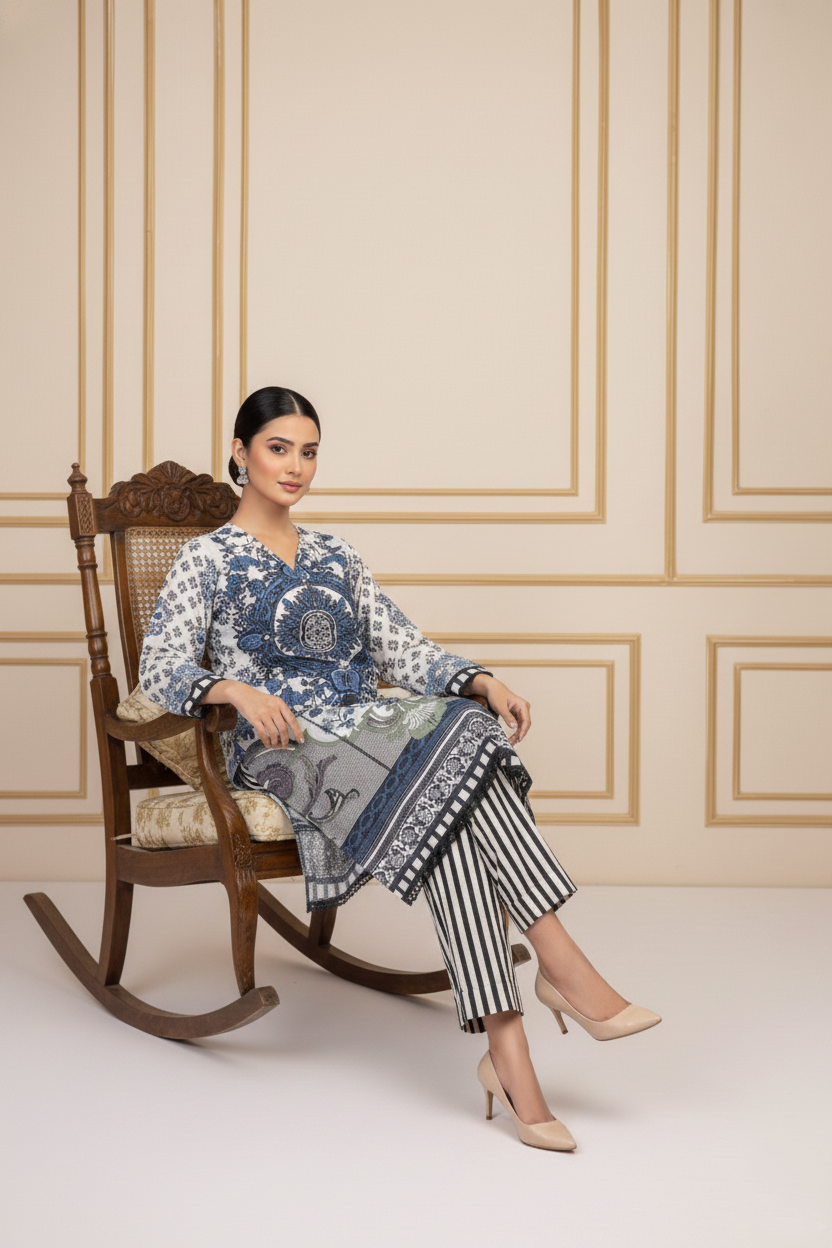 KHADDAR | RTW | SHIRT, TROUSER & DUPATTA