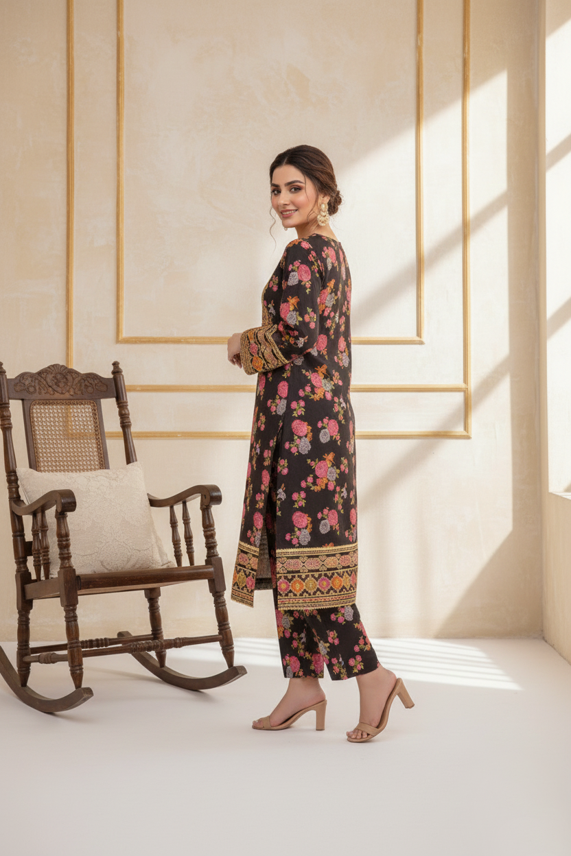 SILK | RTW | SHIRT, TROUSER & DUPATTA